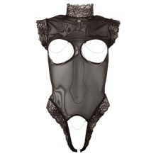 Body Ouvert mit offenen Cups und Stehkragen Body Ouvert mit offenen Cups und Stehkragen