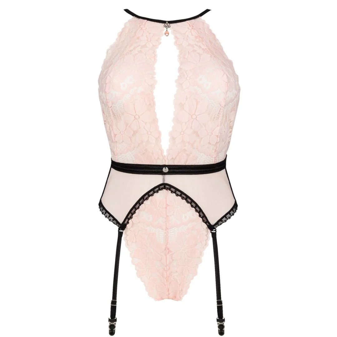 Stringbody „Lilines“ aus Spitze mit Strapsen