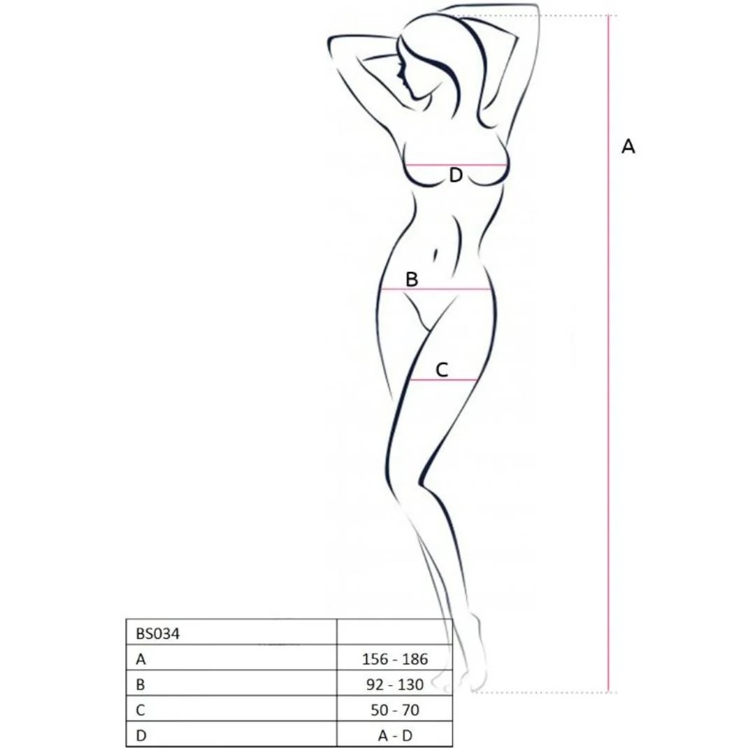 Bodysuit Ouvert aus Netz und Spitze im Straps-Design