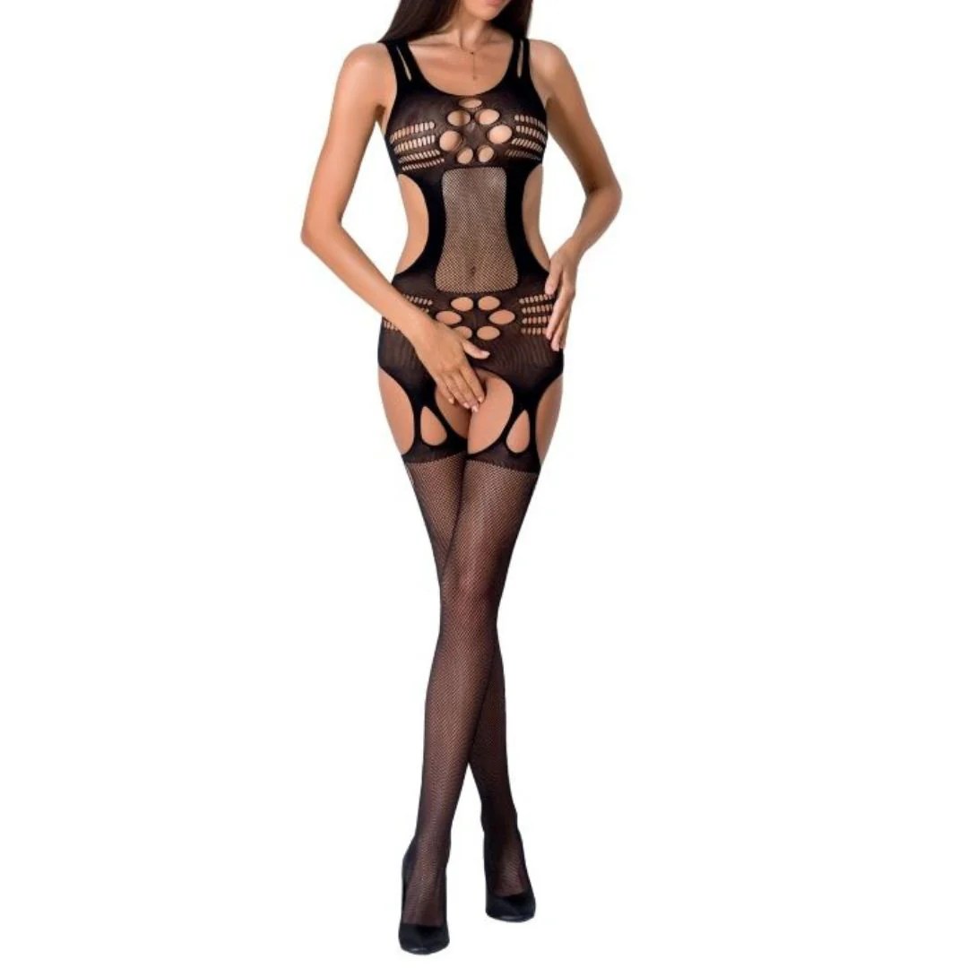 Bodystocking Ouvert im Straps-Design mit Cut-Outs