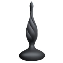 Vibro-Analplug mit Spiralstruktur und Fernbedienung Vibro-Analplug mit Spiralstruktur und Fernbedienung