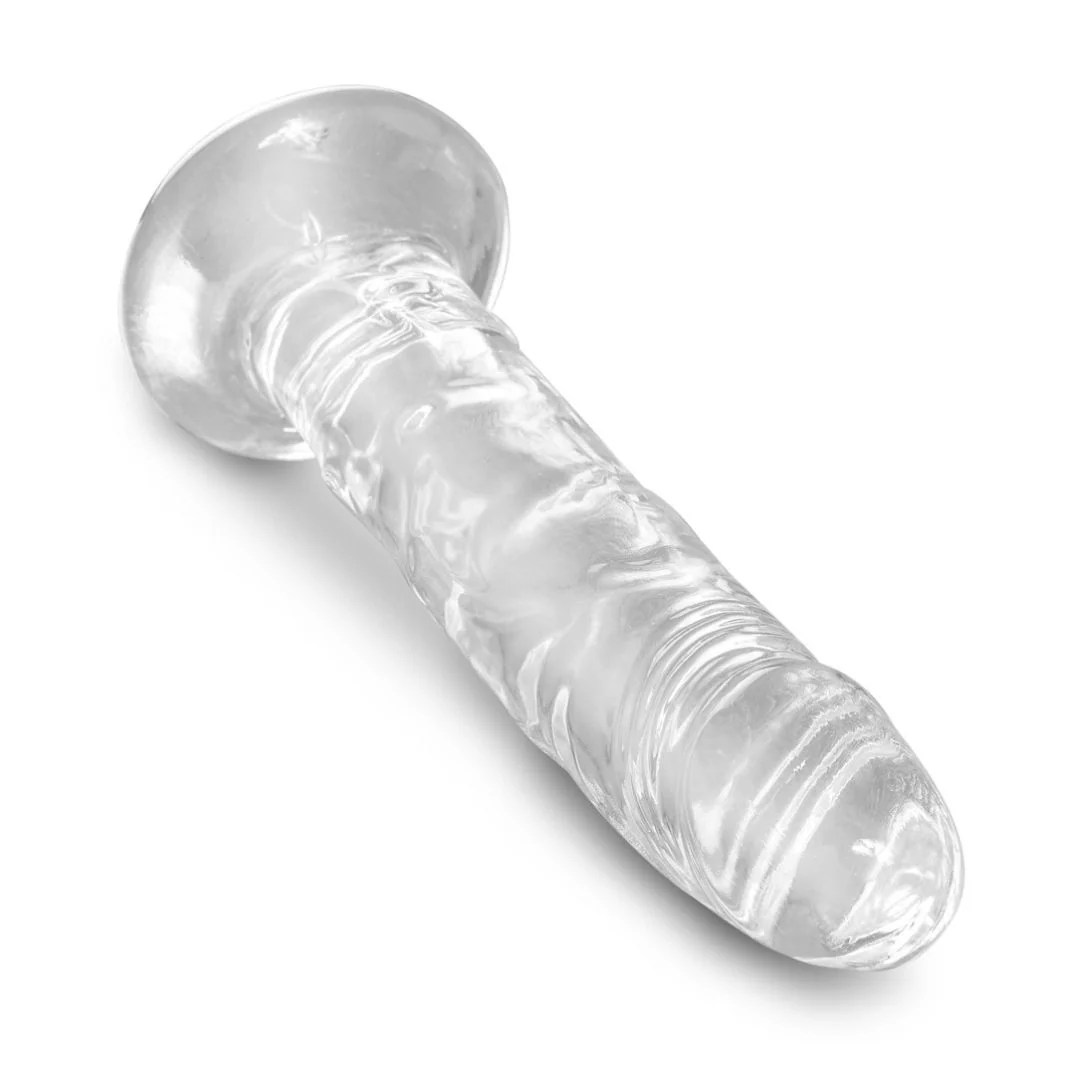 Naturdildo mit Saugnapf „Cock 6 Clear“