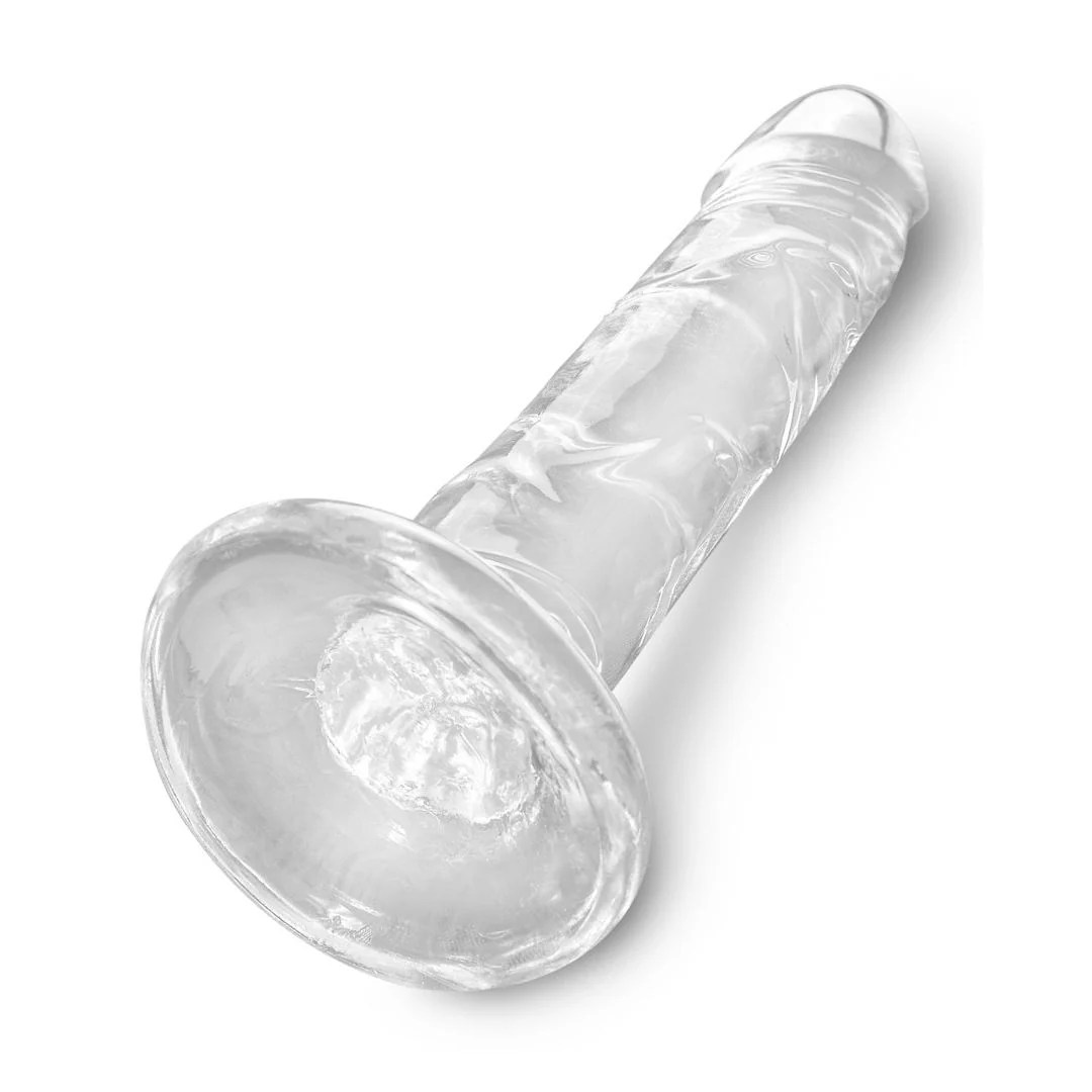 Naturdildo mit Saugnapf „Cock 6 Clear“