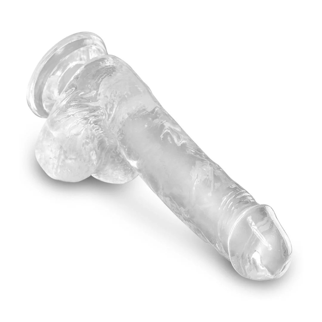 Naturdildo mit Saugnapf „Cock with Balls 6“