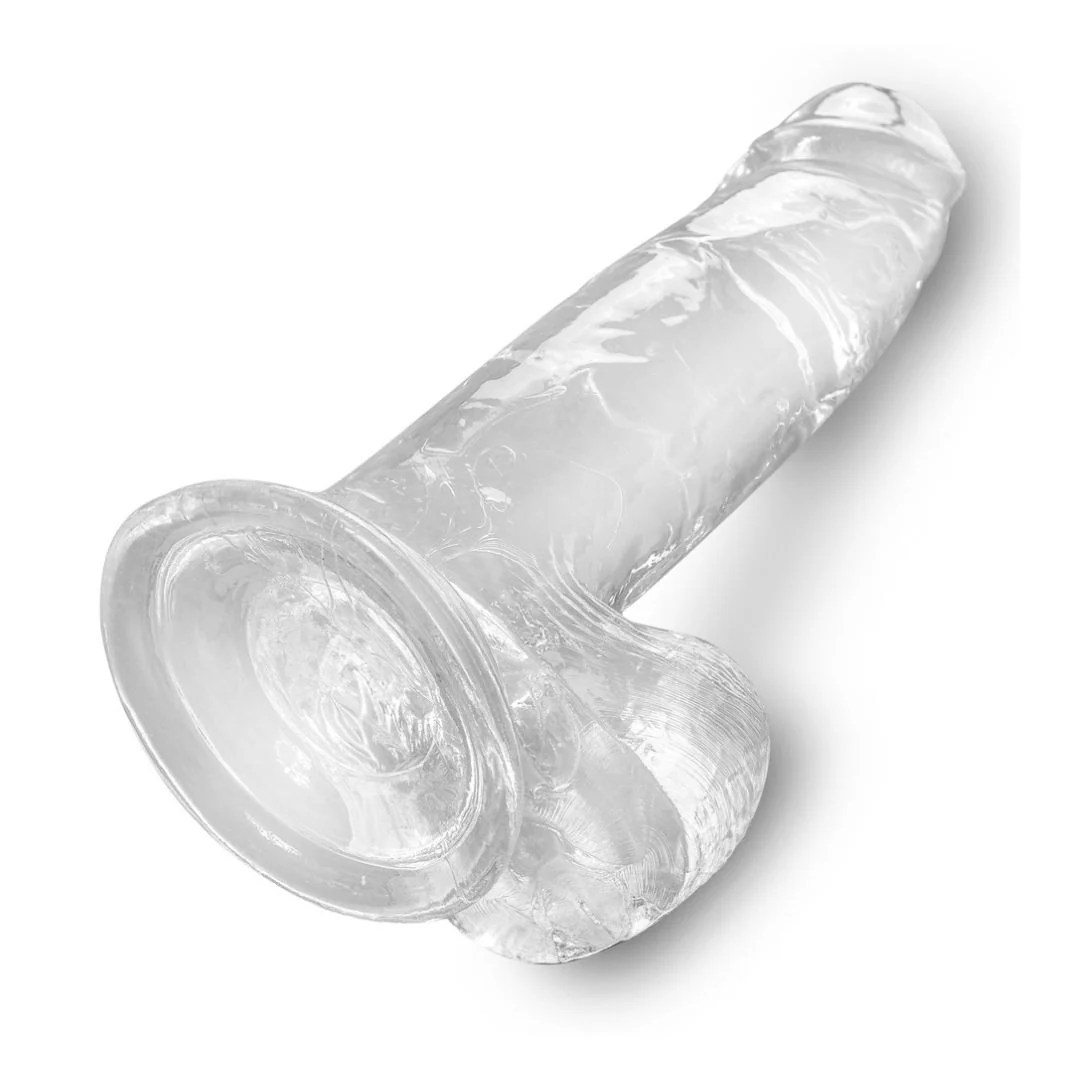 Naturdildo mit Saugnapf „Cock with Balls 7“
