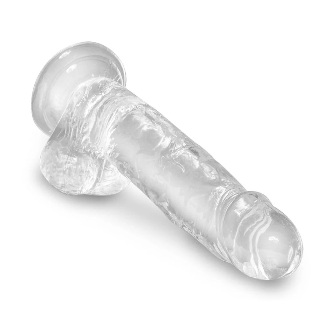 Naturdildo mit Saugnapf „Cock with Balls 7“