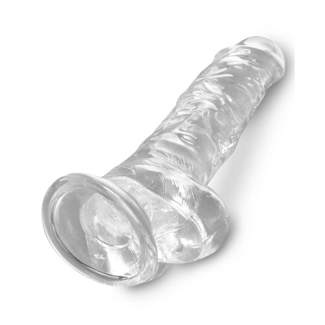 Naturdildo mit Saugnapf „Cock with Balls 8“