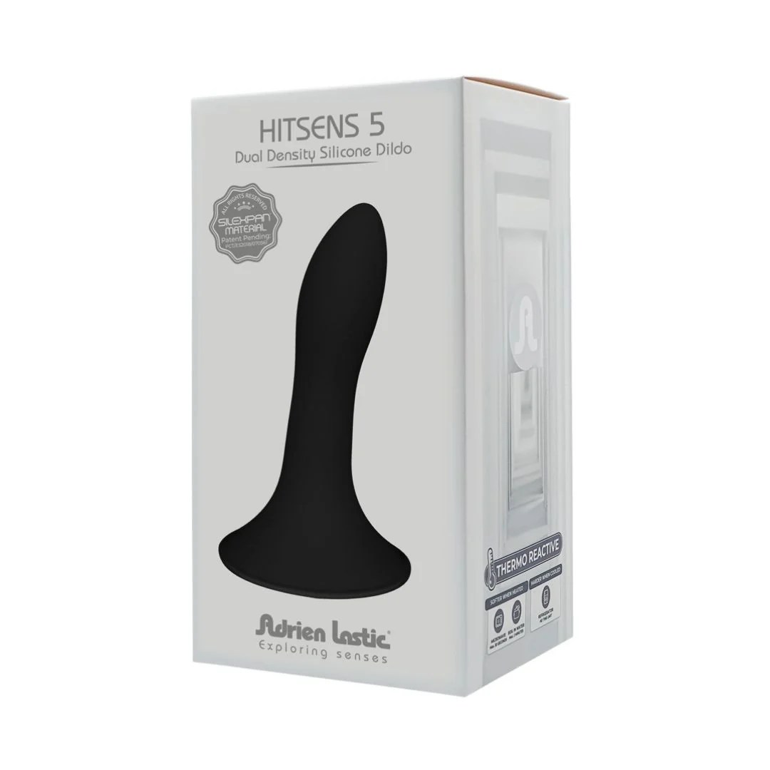 Dildo „Hitsens 5“ aus Silexpan mit Saugfuß