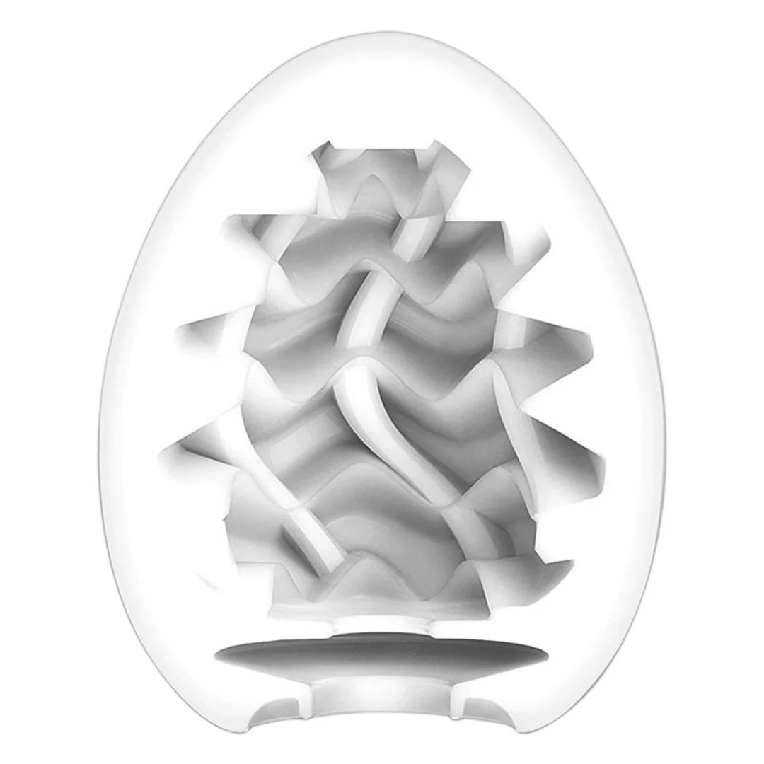 Tenga-Ei Masturbator „Egg Wavy II“ mit Wellen-Stimulationsstruktur