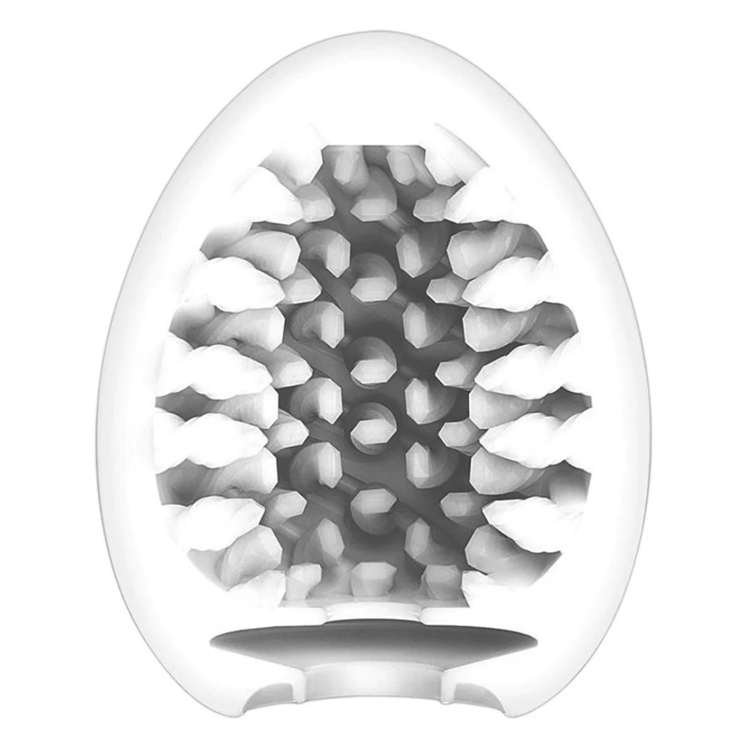 Tenga-Ei Masturbator „Egg Brush“ mit Softborsten-Struktur