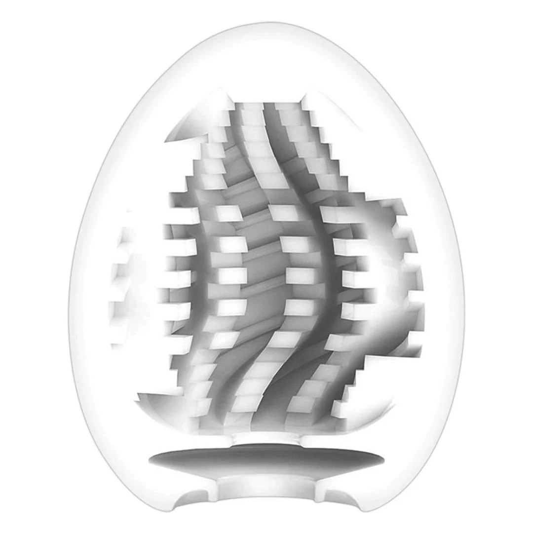 Tenga-Ei Masturbator „Egg Tornado“ mit Spiralrillen-Struktur