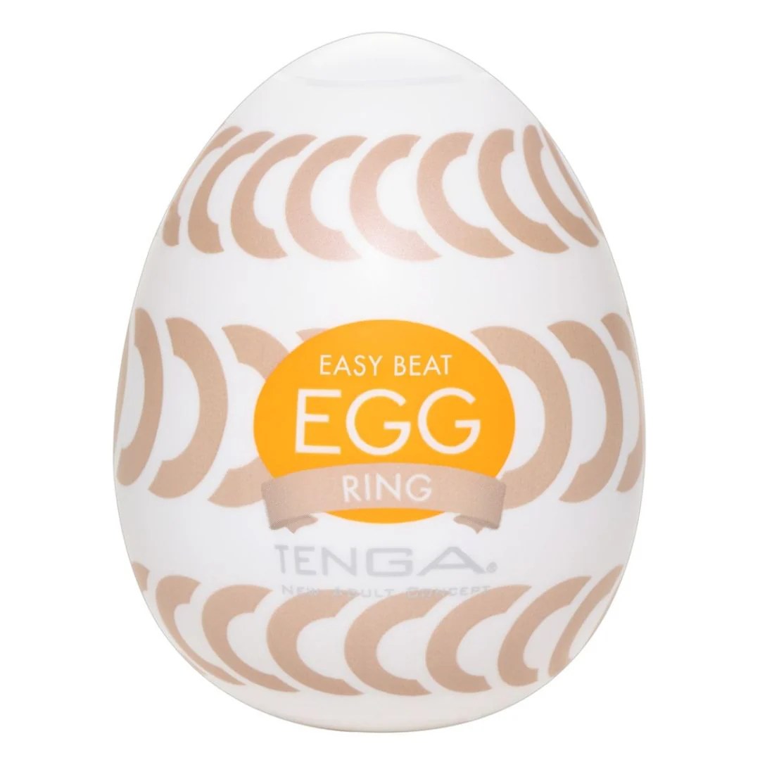 Tenga-Ei Masturbator „Egg Ring“ mit Rillenring-Struktur