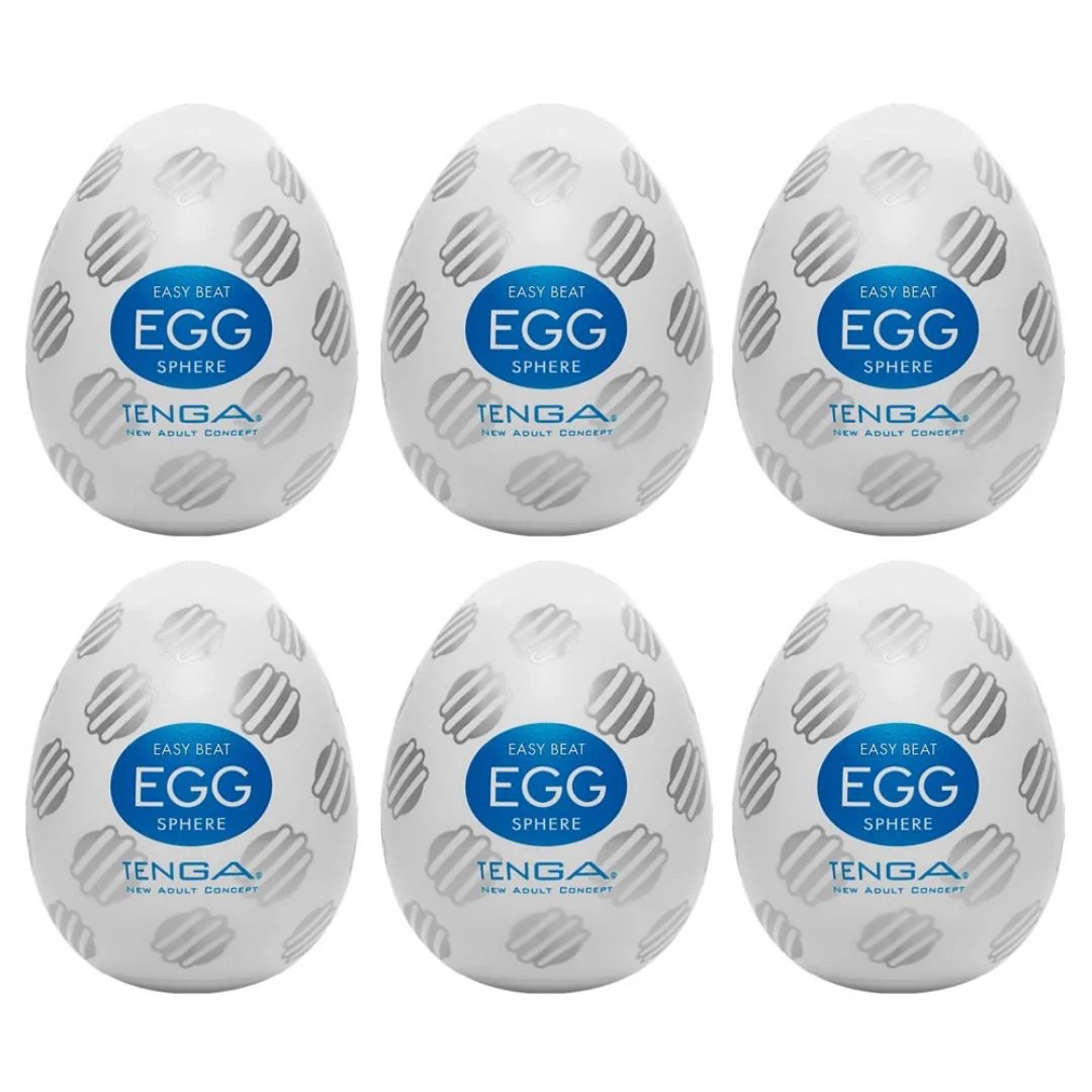 Tenga-Ei Masturbator „Egg Sphere“ mit Rillenkugel-Struktur