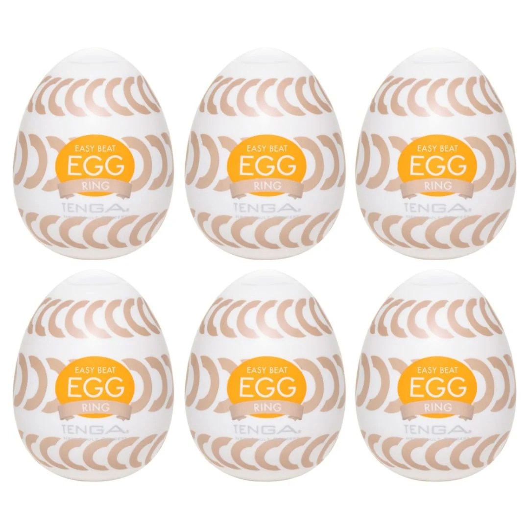 Tenga-Ei Masturbator „Egg Ring“ mit Rillenring-Struktur