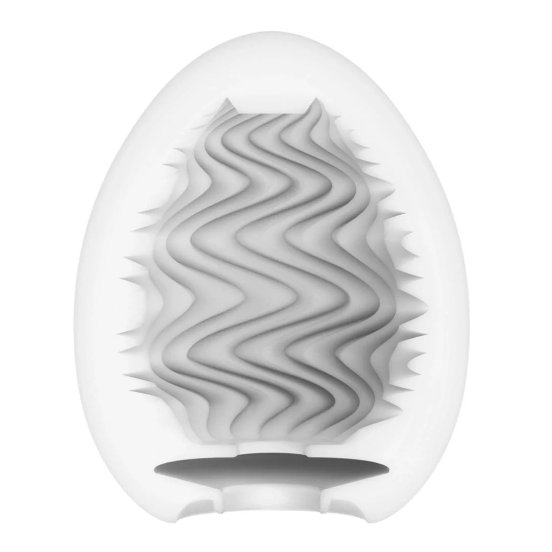 Tenga-Ei Masturbator „Egg Wind“ mit Wellen-Struktur