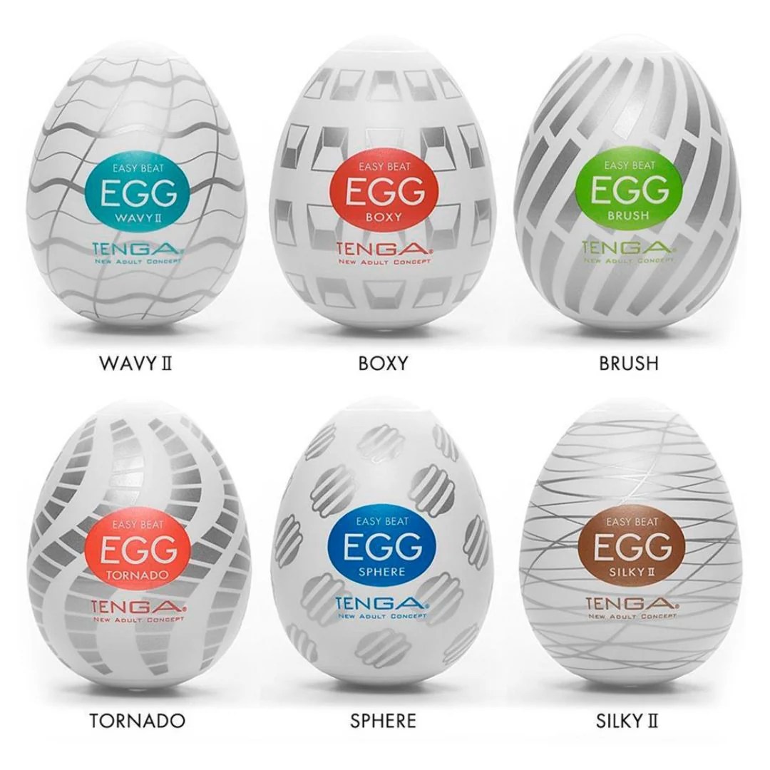 Tenga-Ei Masturbator-Set „Egg Variety Pack New Standard“, 6-teilig
