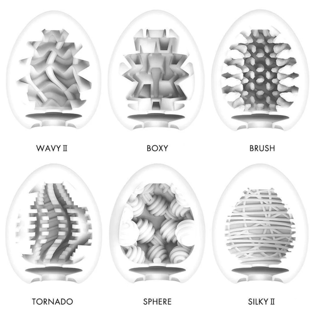 Tenga-Ei Masturbator-Set „Egg Variety Pack New Standard“, 6-teilig