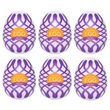 Tenga-Ei Masturbator „Egg Mesh“ mit Netzgitter-Stimulationsstruktur Tenga-Ei Masturbator „Egg Mesh“ mit Netzgitter-Stimulationsstruktur