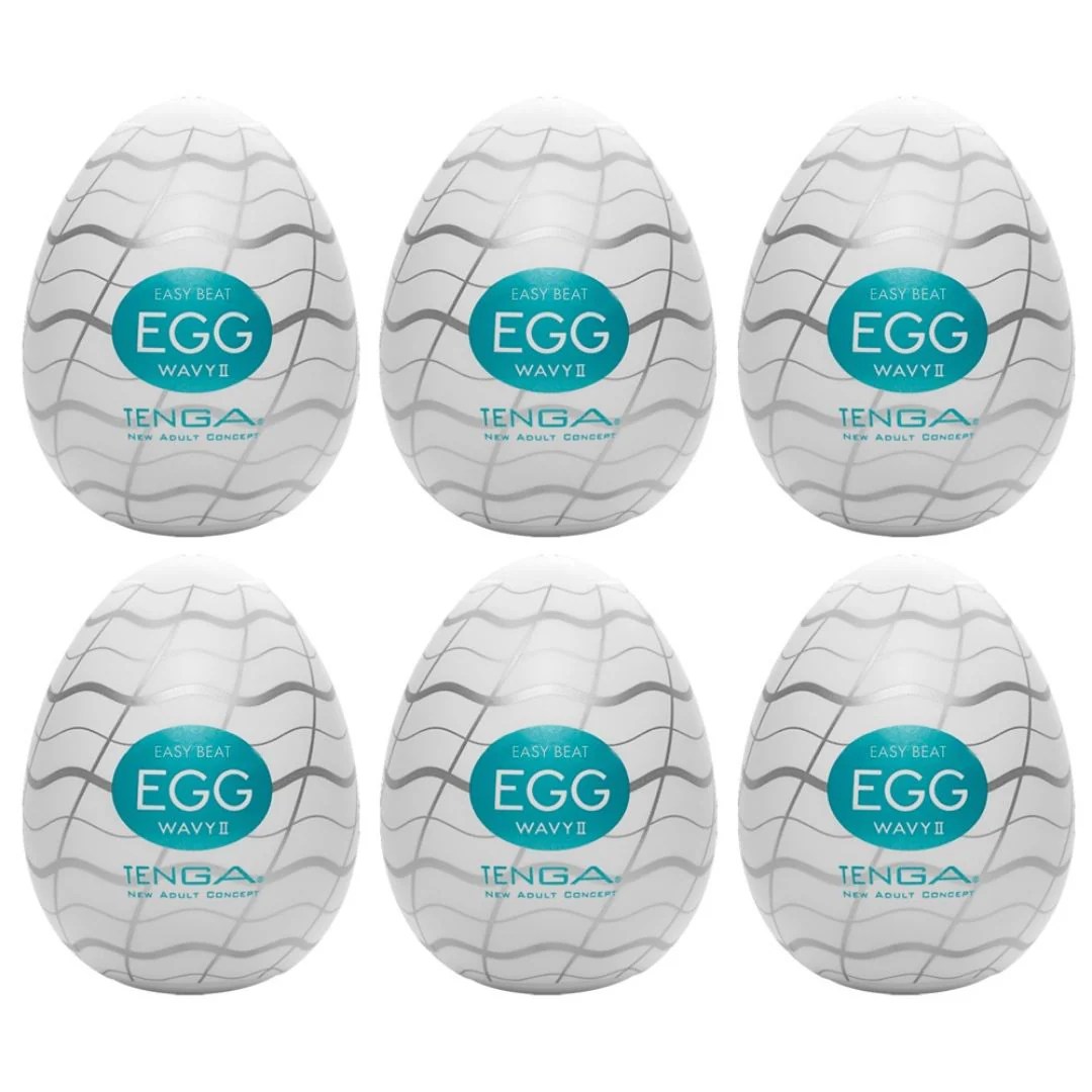 Tenga-Ei Masturbator „Egg Wavy II“ mit Wellen-Stimulationsstruktur