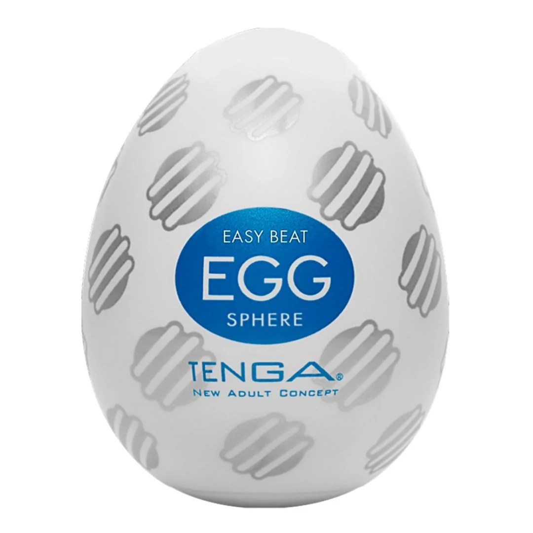 Tenga-Ei Masturbator „Egg Sphere“ mit Rillenkugel-Struktur
