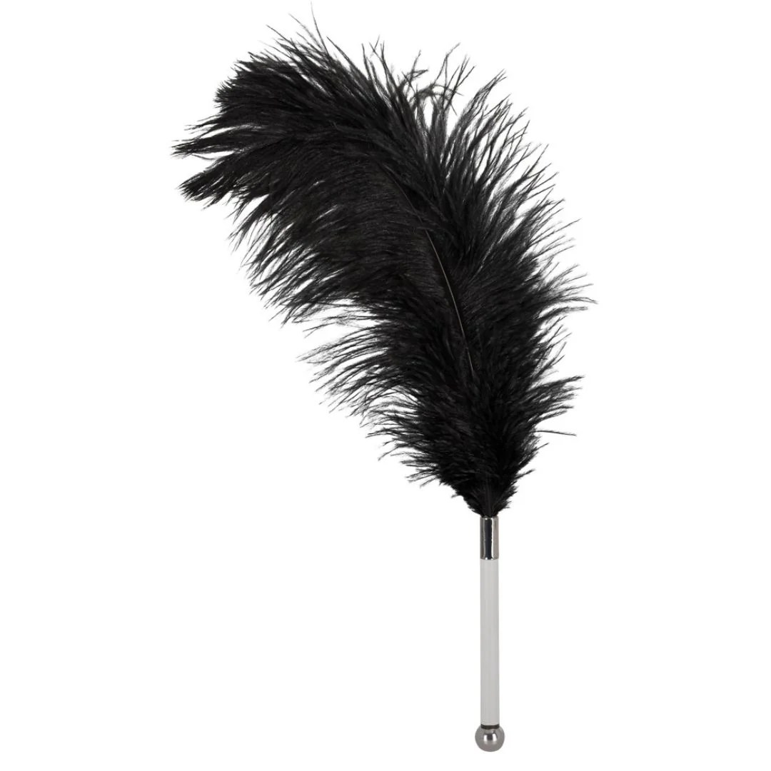 Federstab mit Straußenfeder, 13 cm