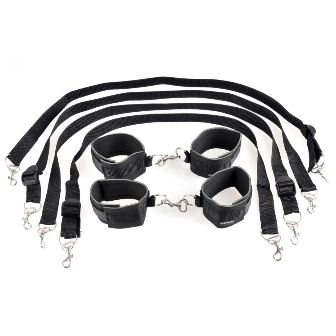 Bettfessel-Set „Cuff & Tether Set“