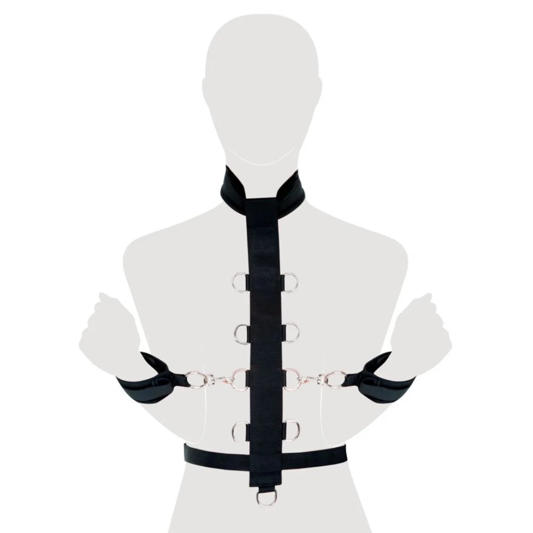 Fessel-Geschirr „Fantasy Harness“, mit Hand- bzw. Fußfessel