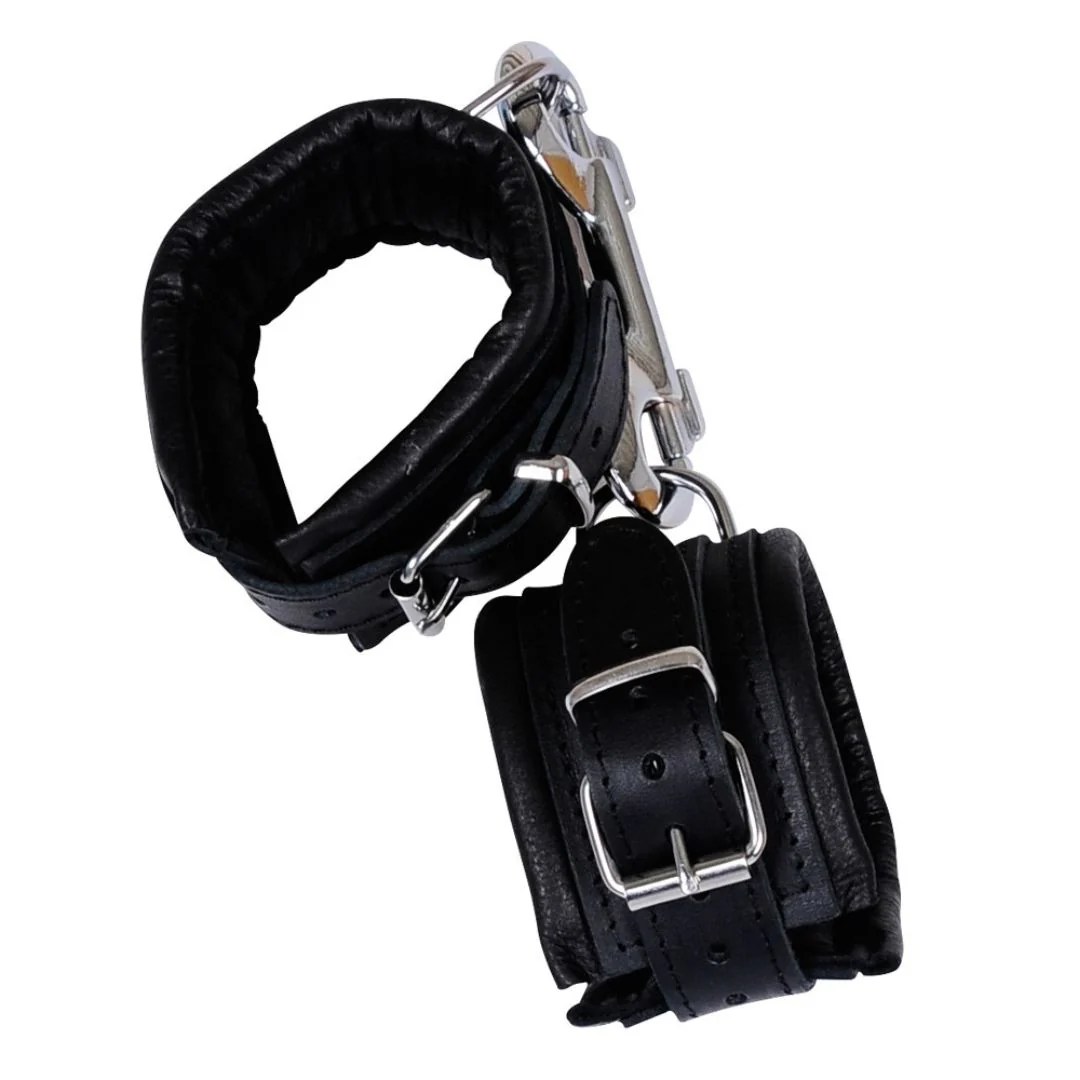 Gepolsterte Handfessel aus Leder für schmale Handgelenke