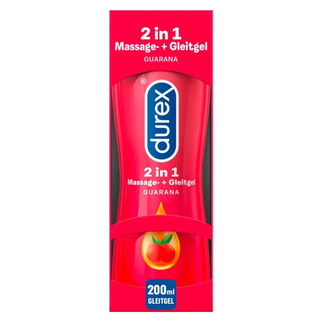 Massage- und Gleitgel „Durex Play 2 in 1 Guarana“
