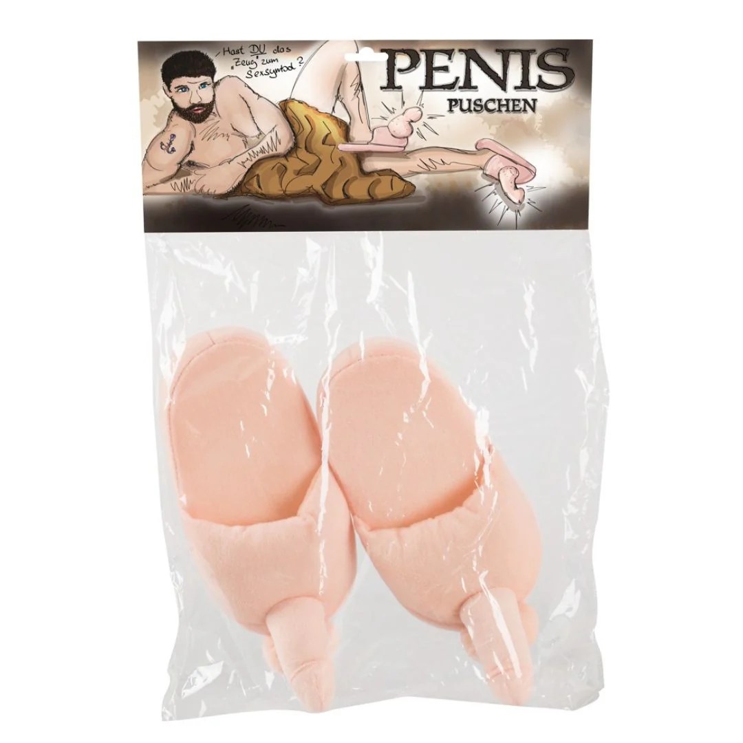 Penis Plüsch-Hausschuhe