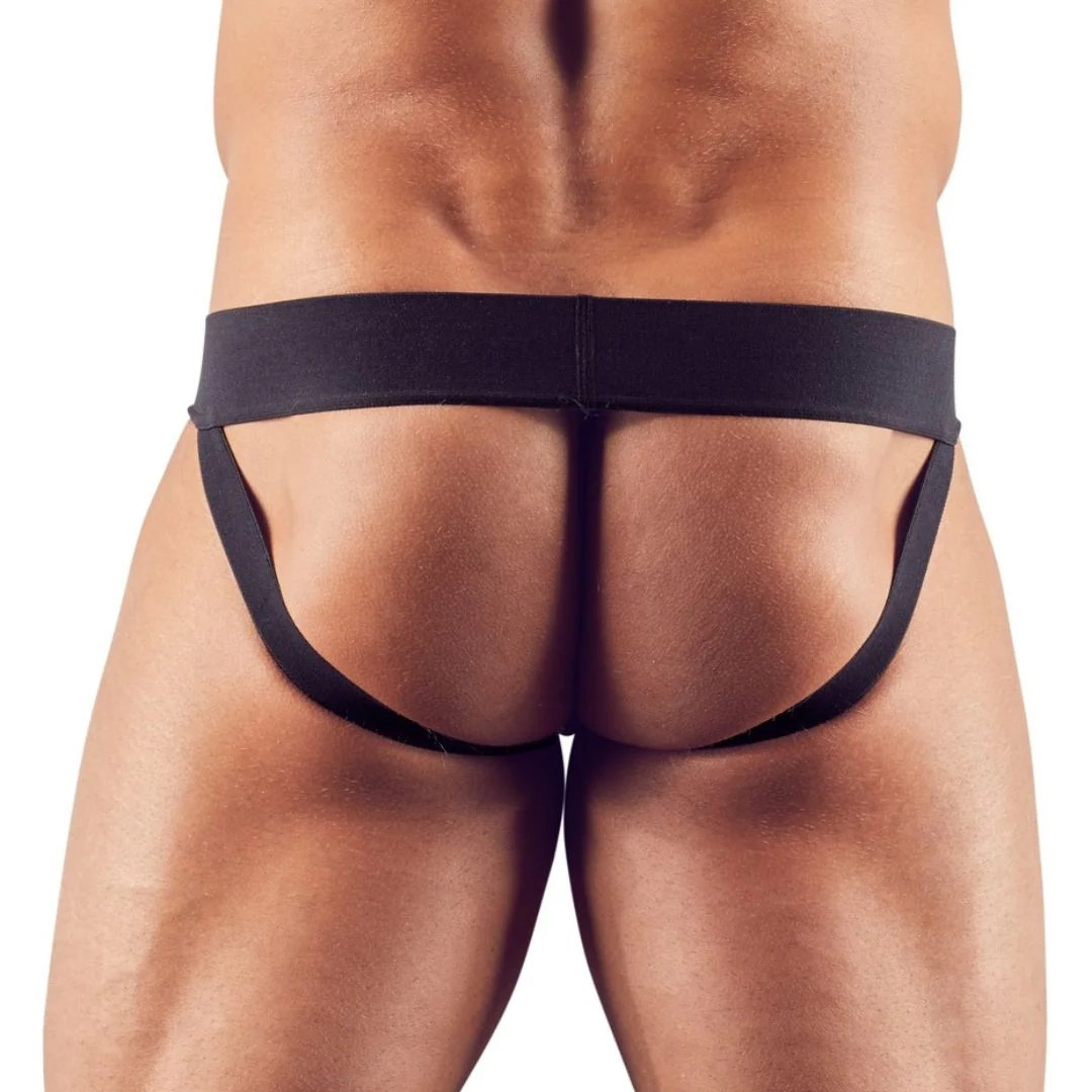 Jock aus Grobnetz mit breitem Webgummibund