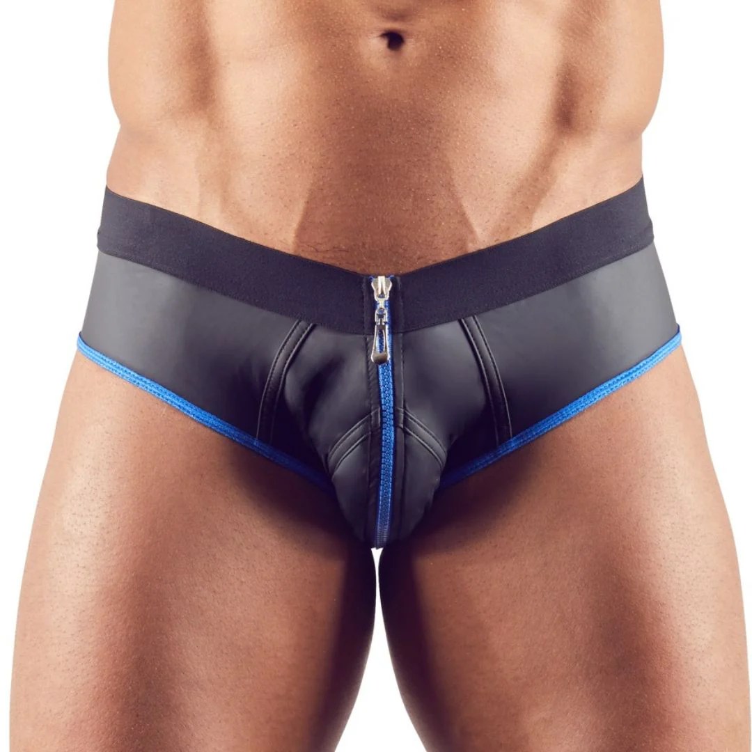 Jock in Neopren-Optik mit Reißverschluss