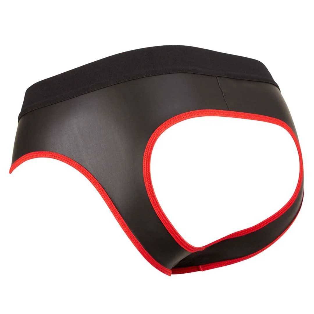 Jock in Neopren-Optik mit Reißverschluss