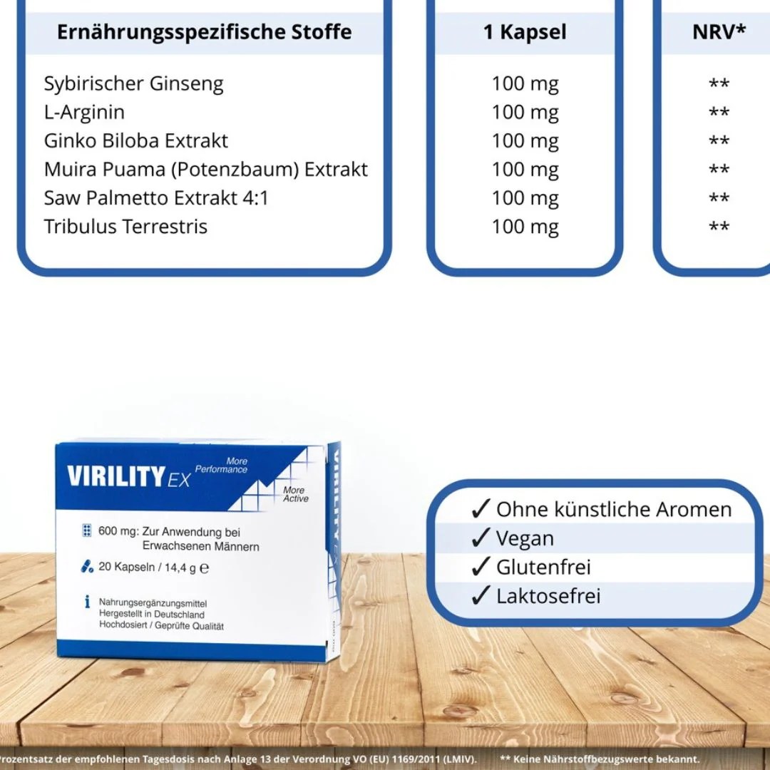 Virility Ex für den aktiven Mann