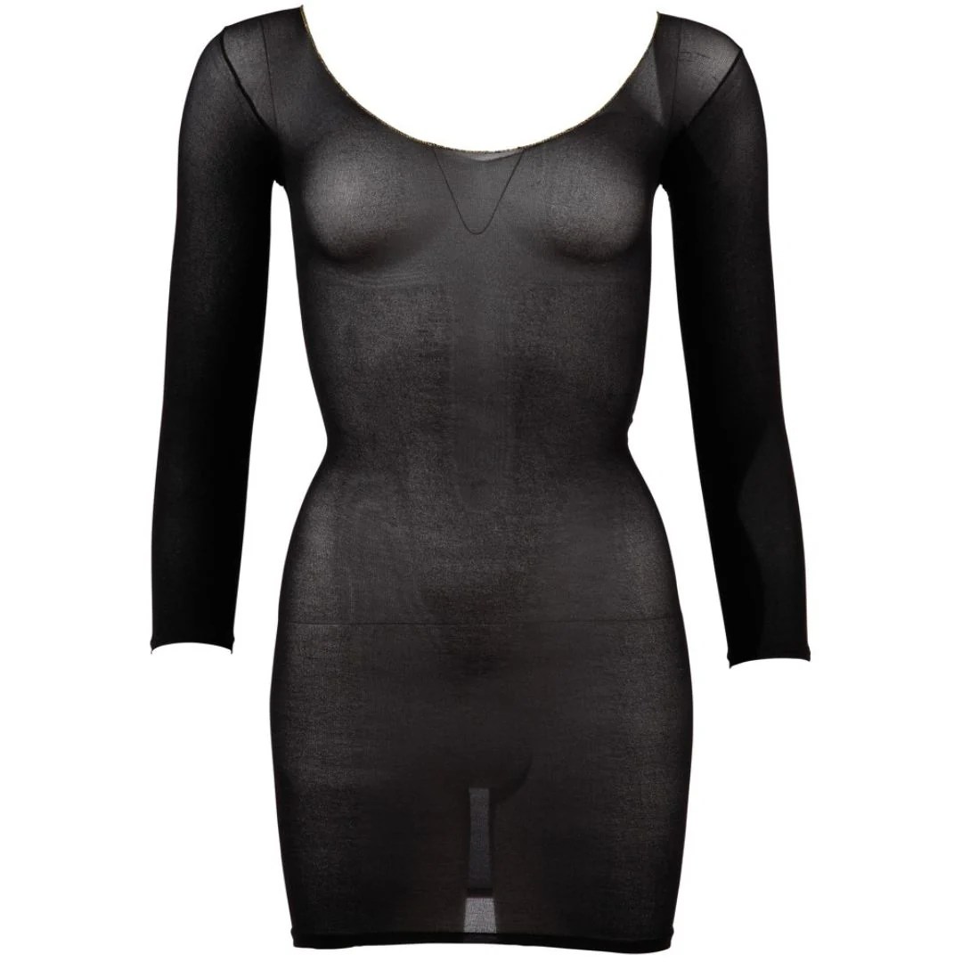 Transparentes und figurbetonendes Minikleid
