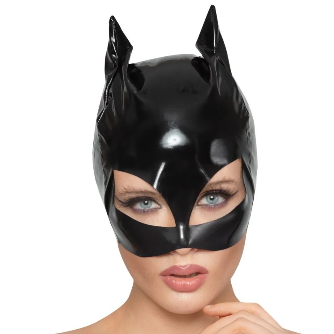 Katzenmaske aus Lack
