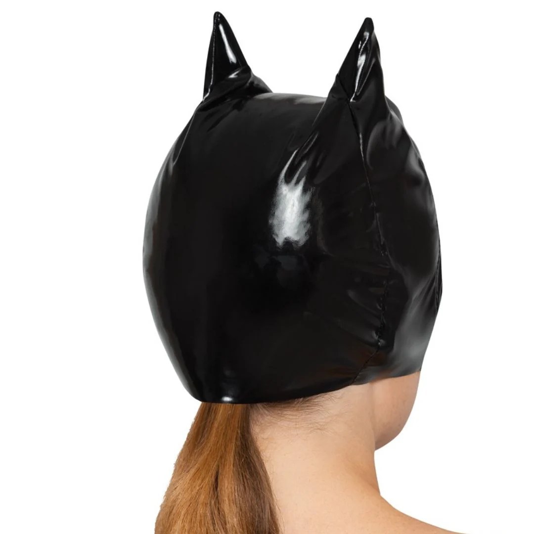 Katzenmaske aus Lack