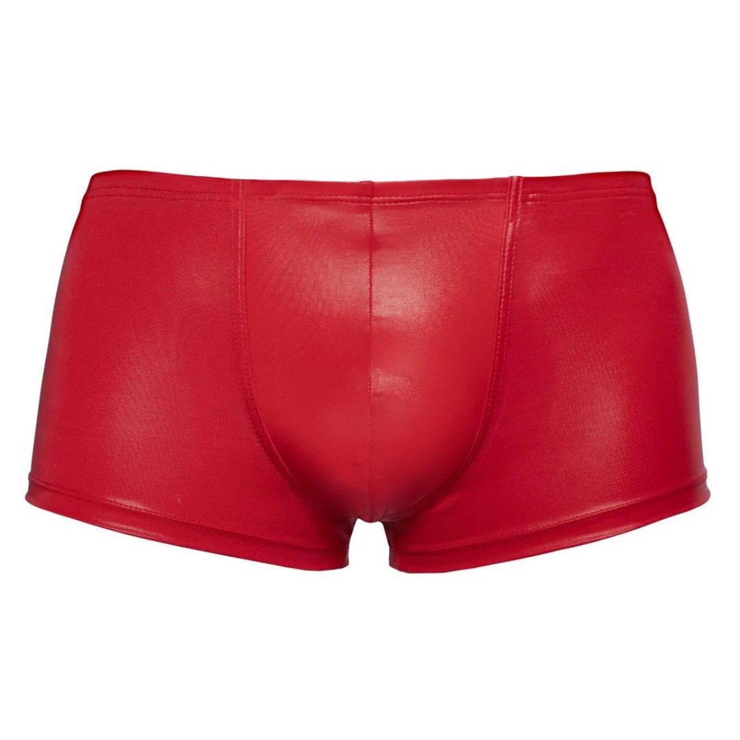 Pants im knallroten Wetlook