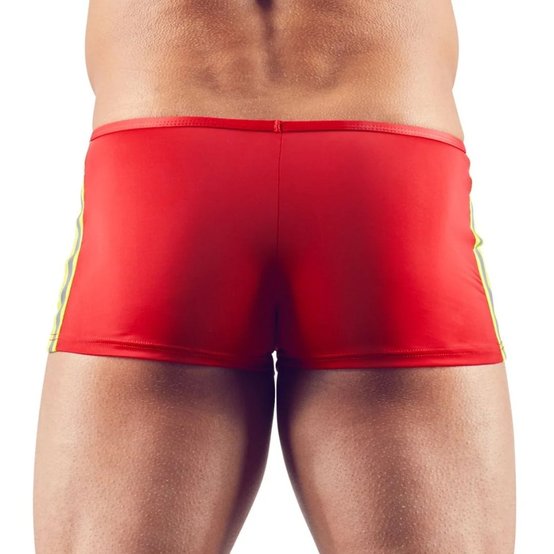 Pants im Feuerwehrmann-Look mit Front-Reißverschluss