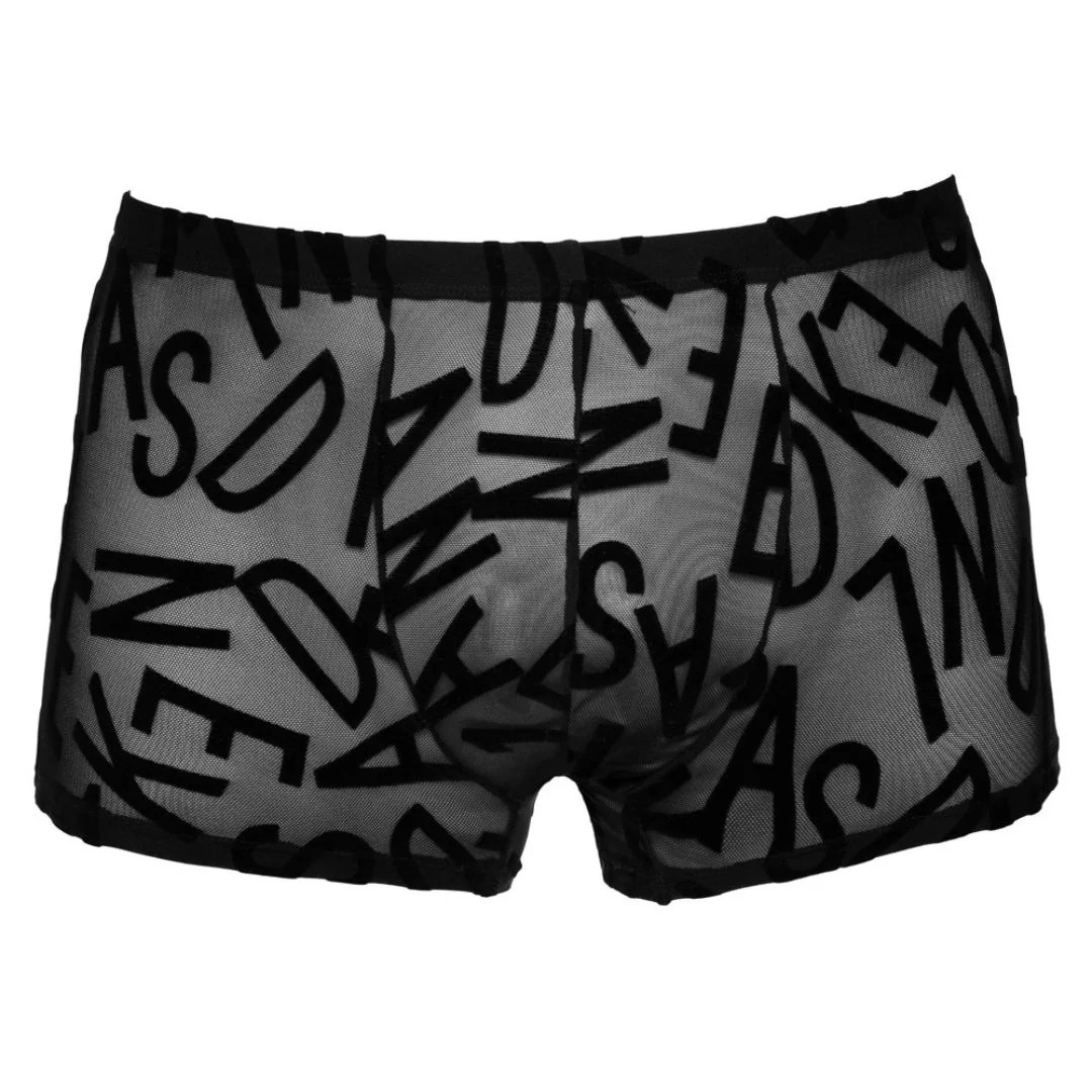 Transparente Pants mit Buchstaben-Print