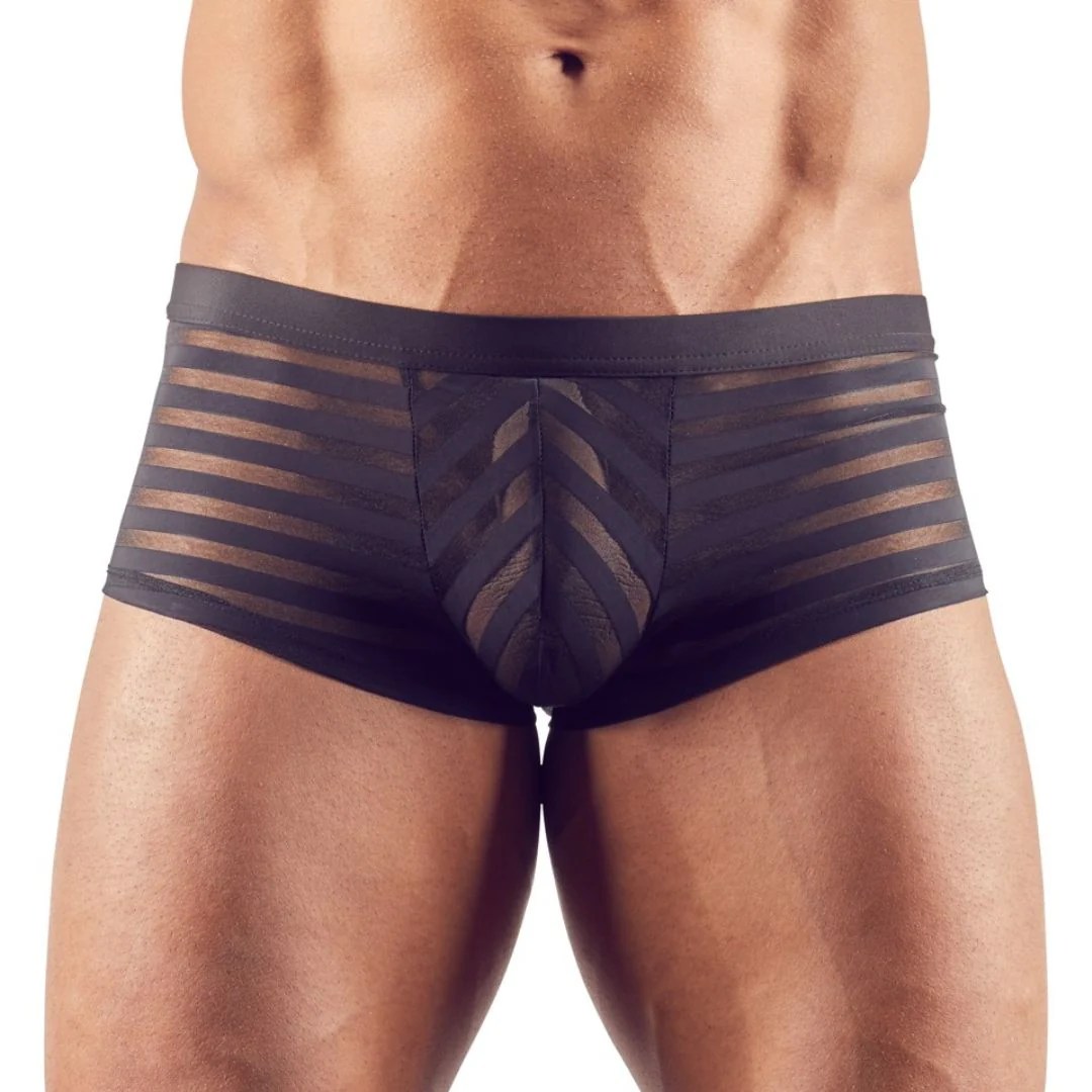 Semi-transparente Pants mit Streifen