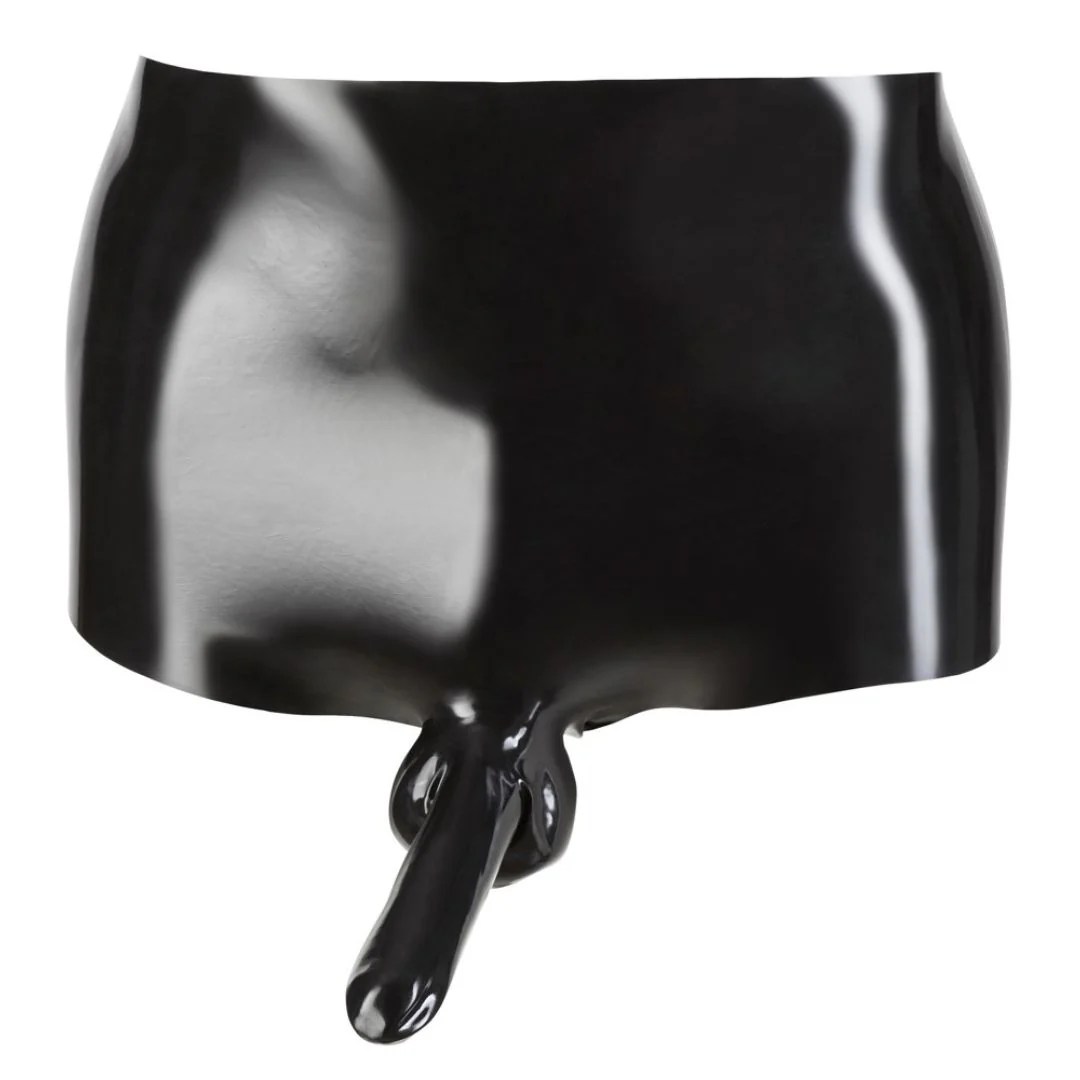 Latex-Pants mit Hülle für Penis und Hoden