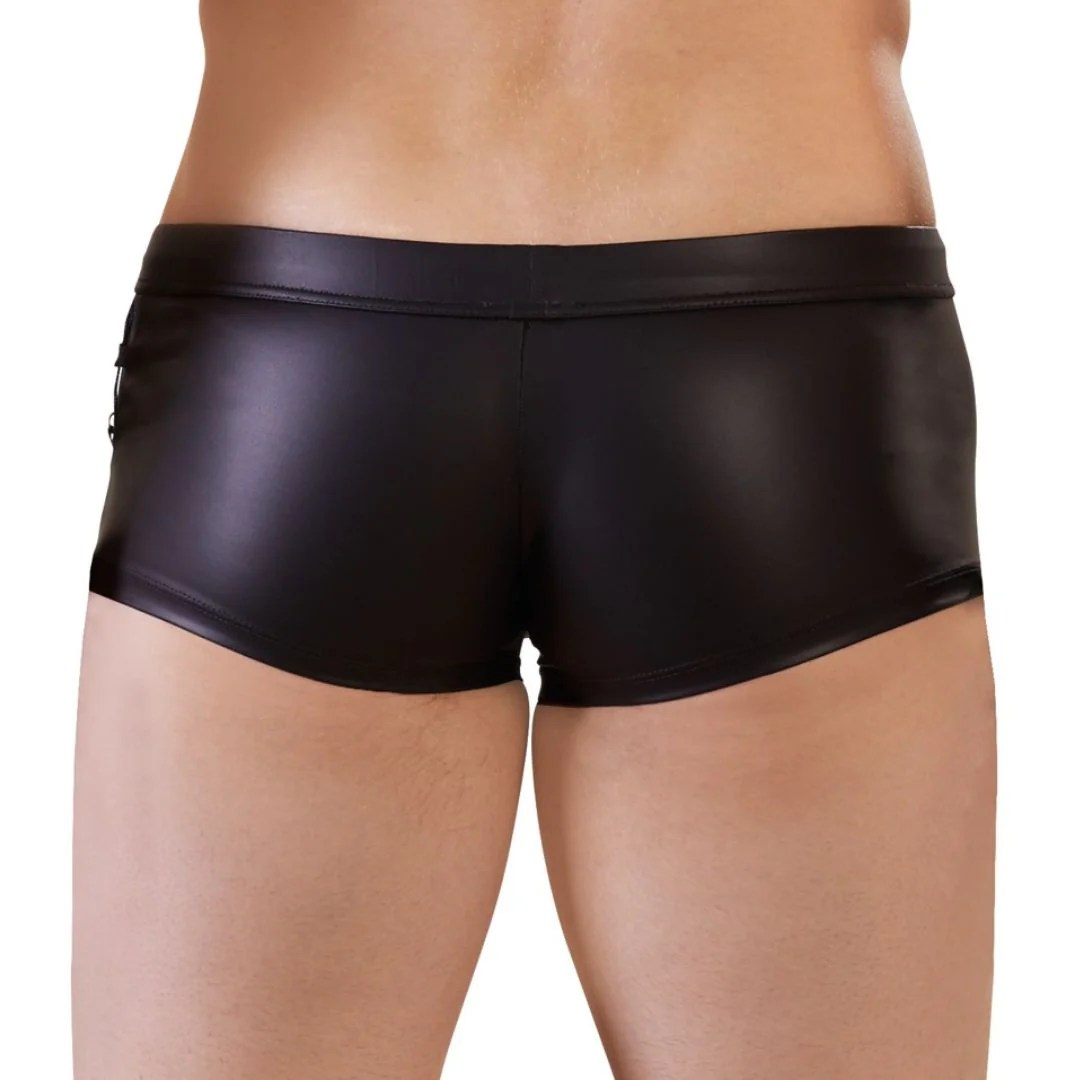 Pants im Mattlook mit Schnürungen und aufknöpfbarem Beutel