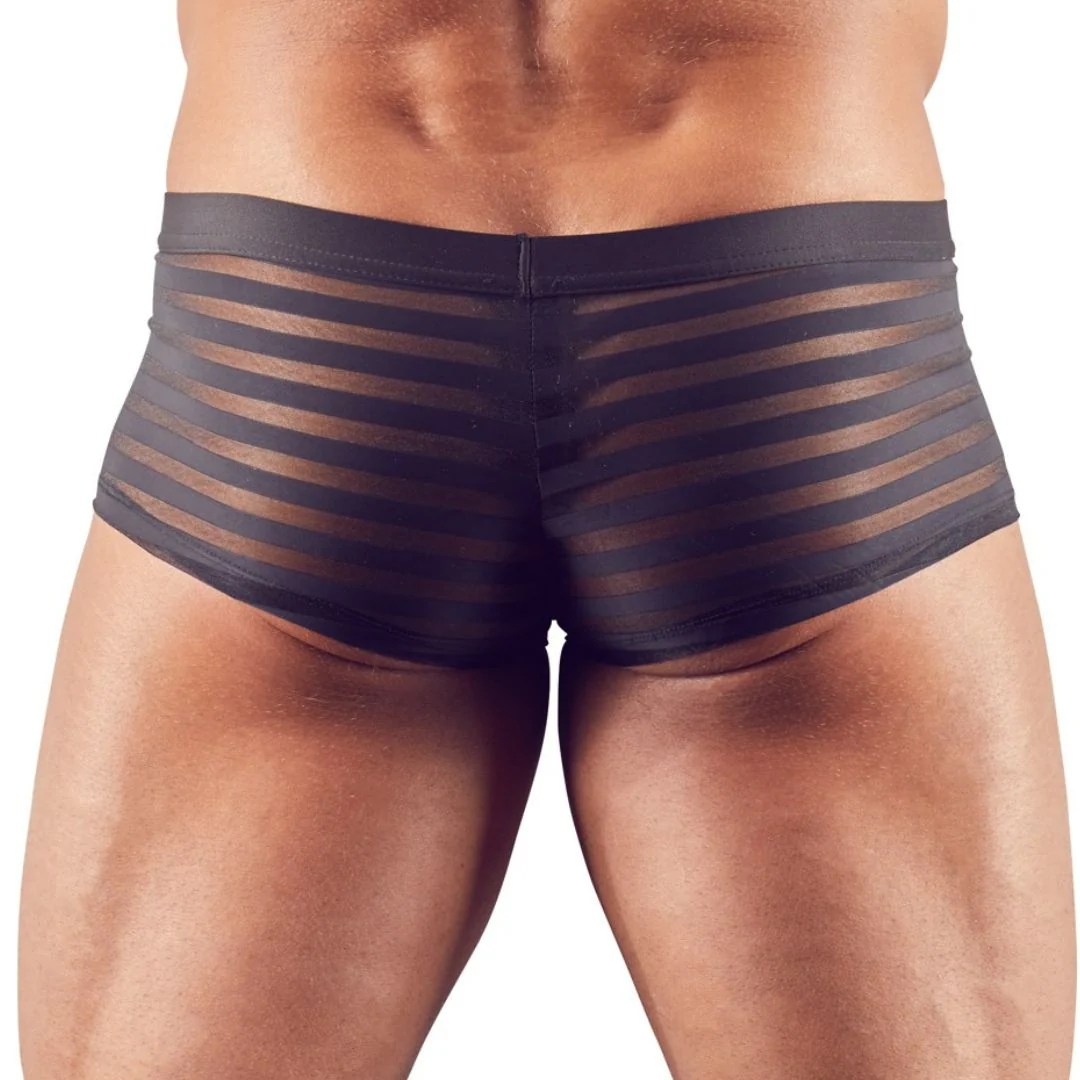 Semi-transparente Pants mit Streifen