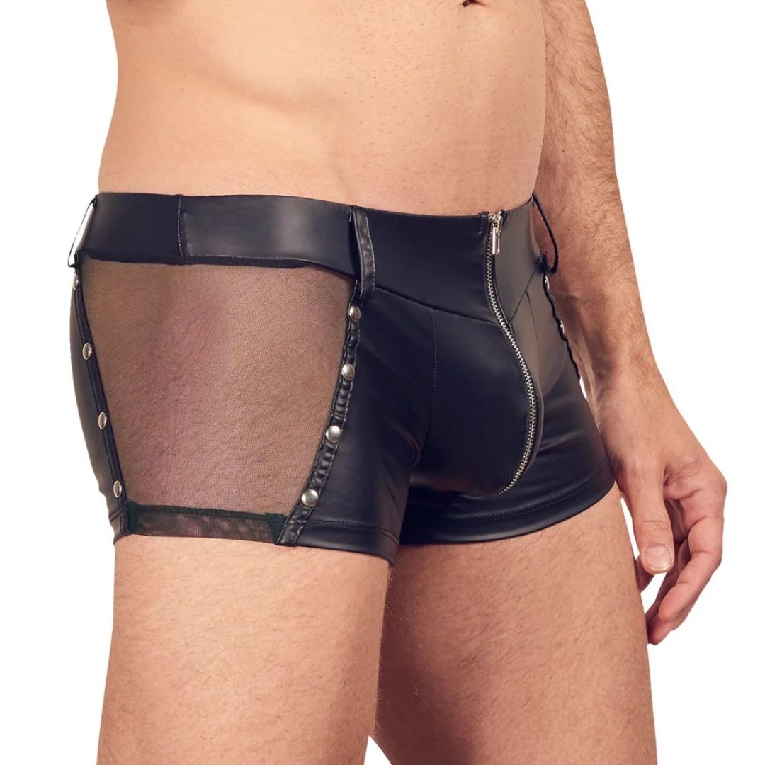 Pants im Mattlook mit seitlichen Netzeinsätzen