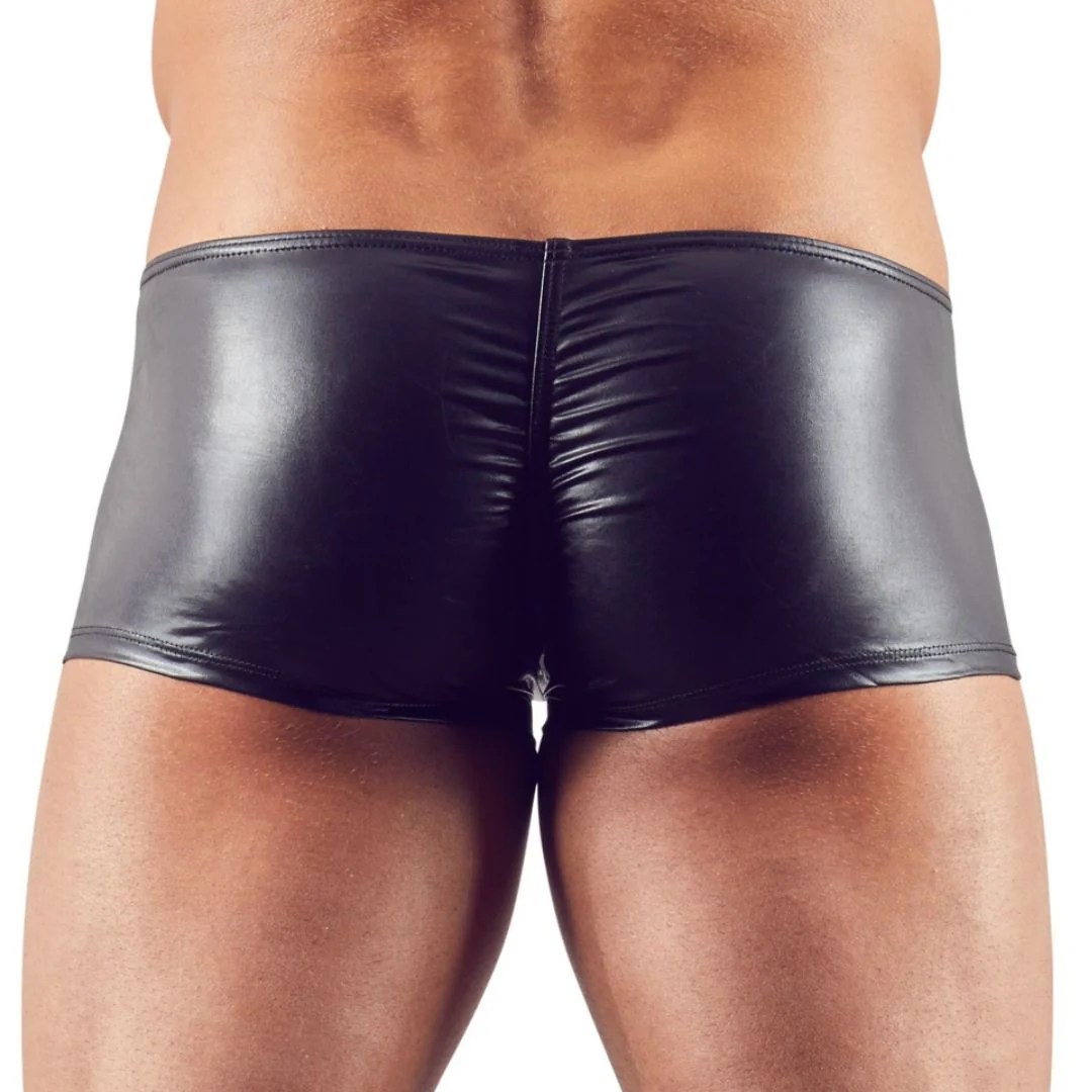 Pants im Wetlook mit 2 Front-Reißverschlüssen