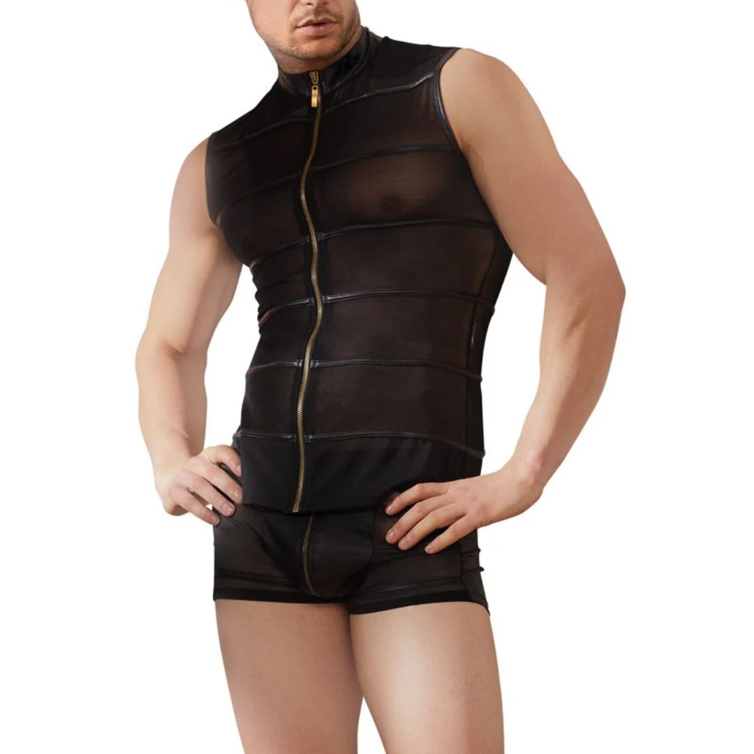 Pants mit Powernet-Einsätzen und Front-Reißverschluss