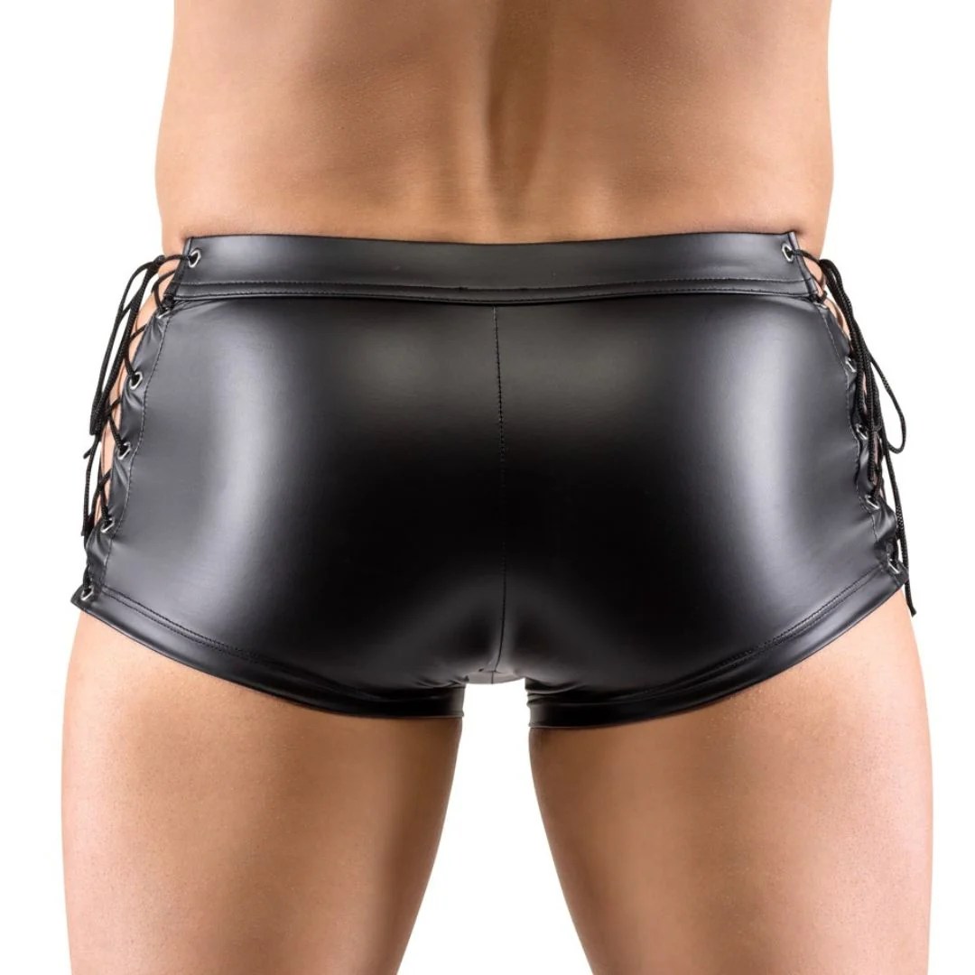 Pants mit Schnürungen und unterlegtem Reißverschluss