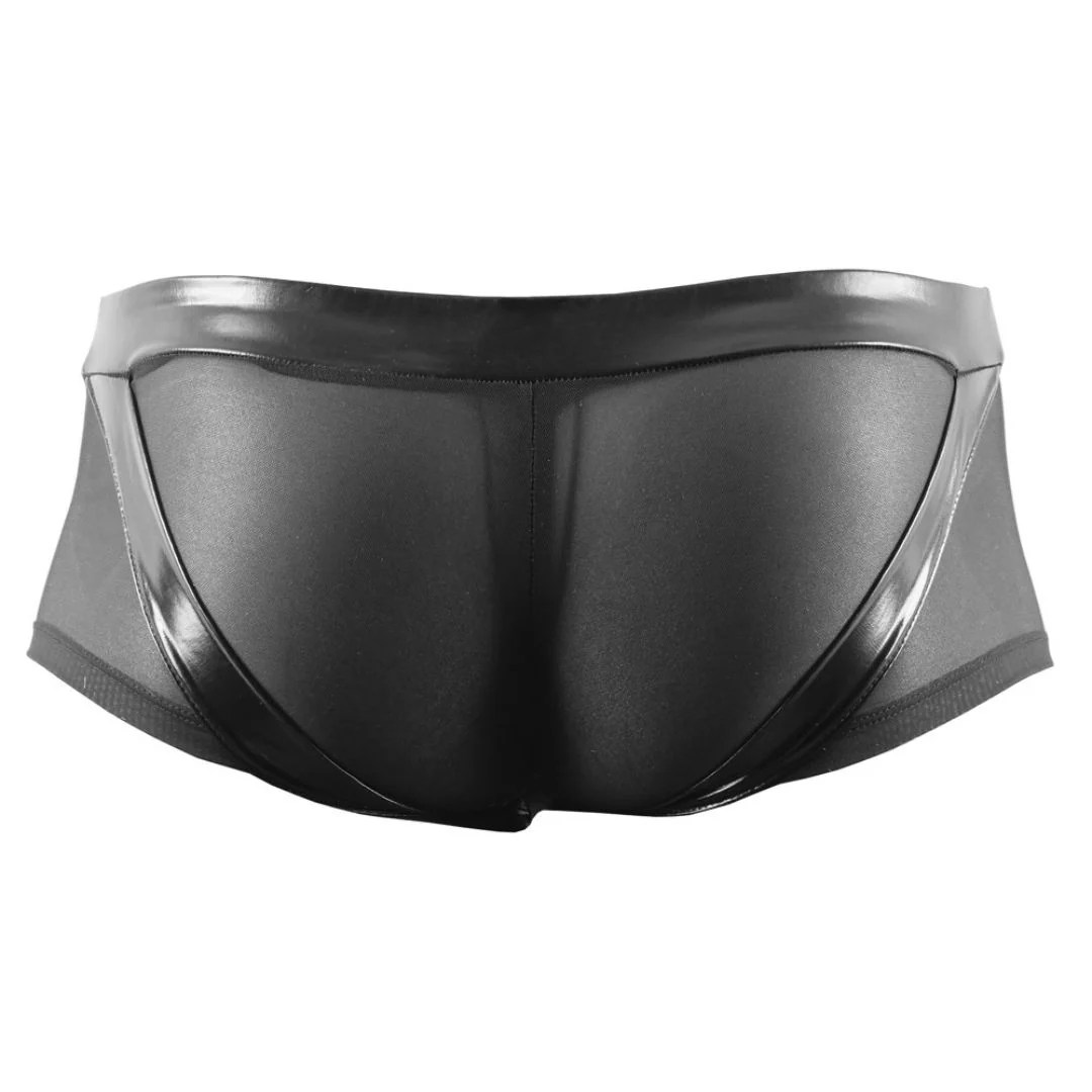 Transparente Pants mit Wetlook-Details und Penisring