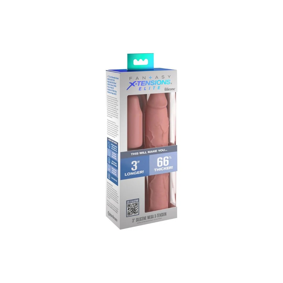 Penishülle „3“ Silicone X-tension“